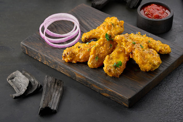 Шашлык крылья куриные медово-горчичные